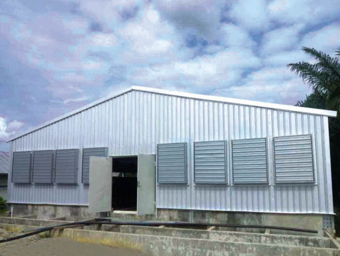 Light Steel Structure Broiler Chicken Shed 