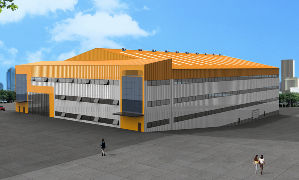 Steel structure factory building-1