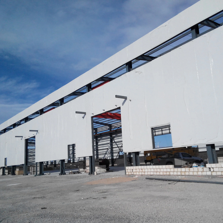 Steel Structures Commercial Prefab Warehouse Metal Buildings Sheds Construction With High Quality