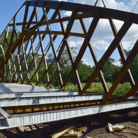 Prefab Commerical Steel Structure Truss-Arch Structure Bridge Buildings