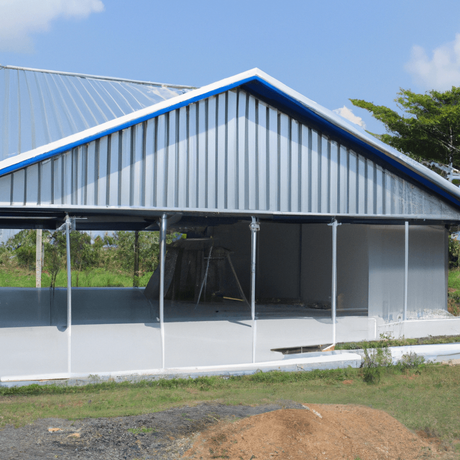 Mild Steel Construction Materials Prefabricated Wide Span Steel Warehouse Steel Structure Commercial Building Exhibition Hall