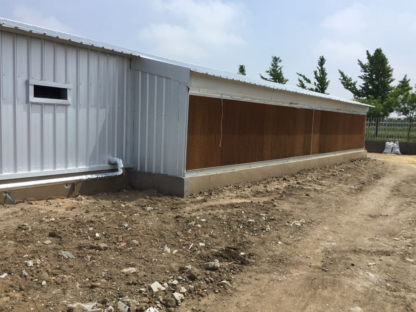 Prefabricated Galvanized Steel Structure Poultry Shed