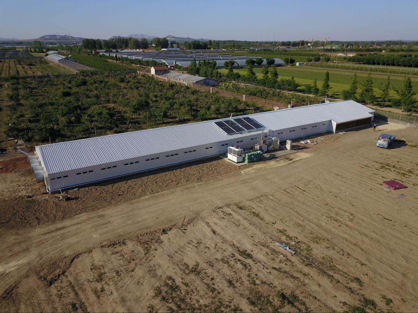 Prefabricated Galvanized Steel Structure Poultry Shed