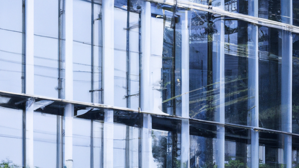 Steel-Glass Curtain Wall Building